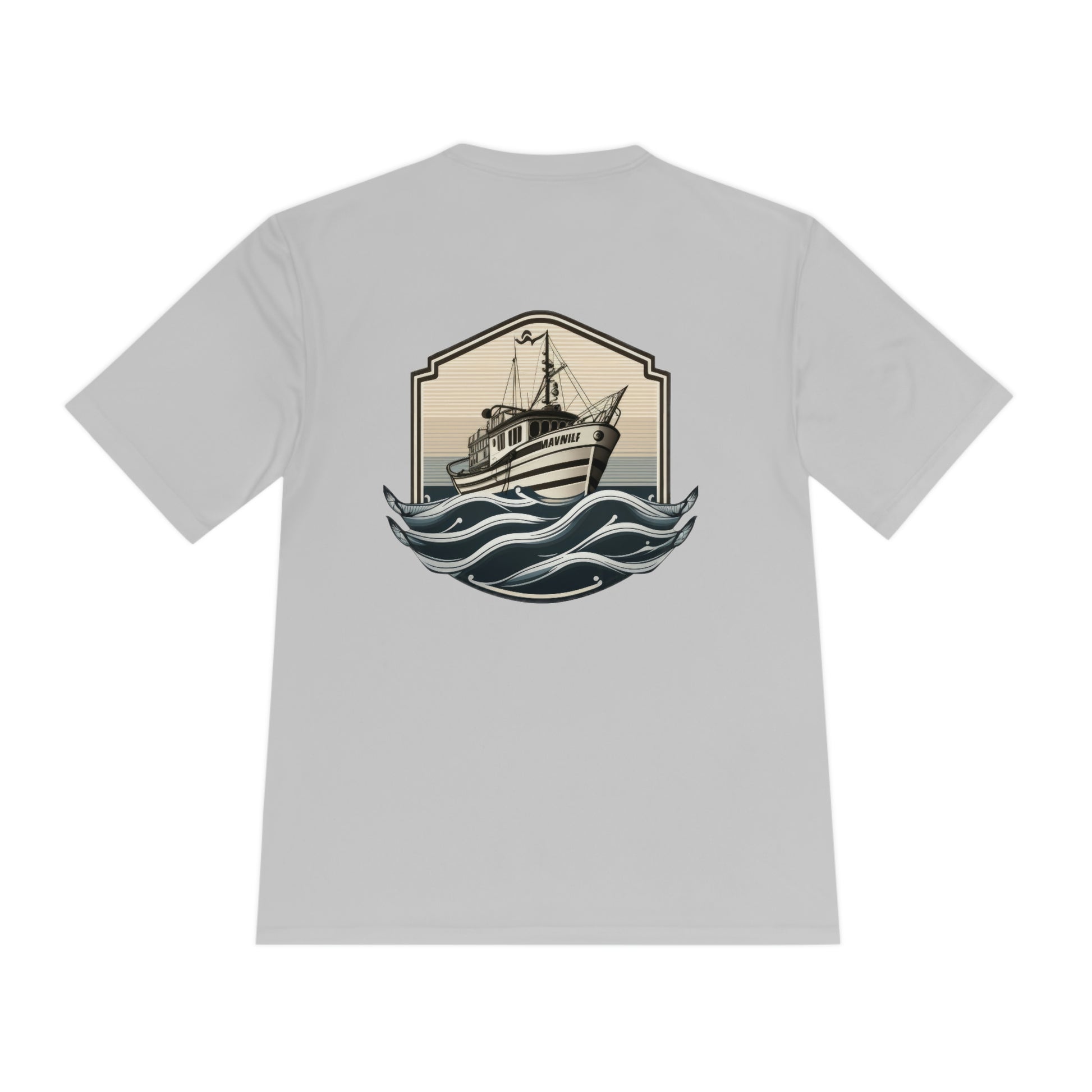 Ocean Coast Fishing Boat Short Sleeve Fishing Shirt
