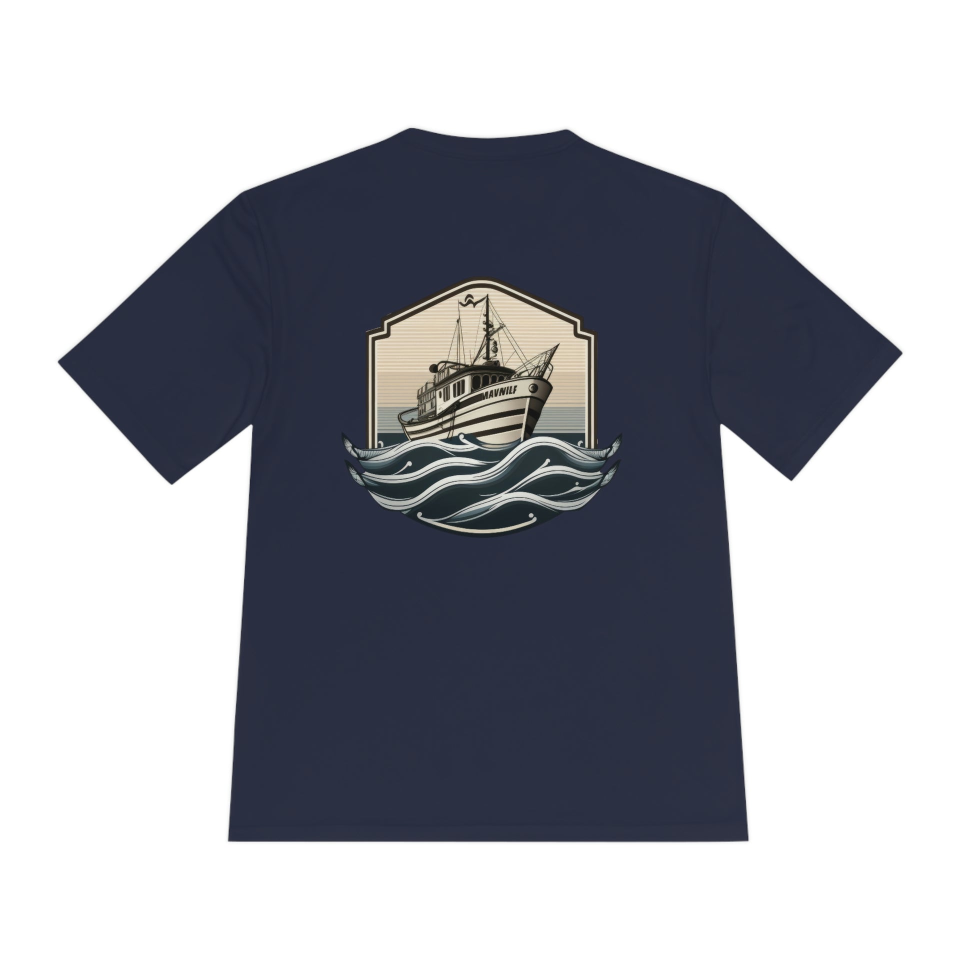 Ocean Coast Fishing Boat Short Sleeve Fishing Shirt