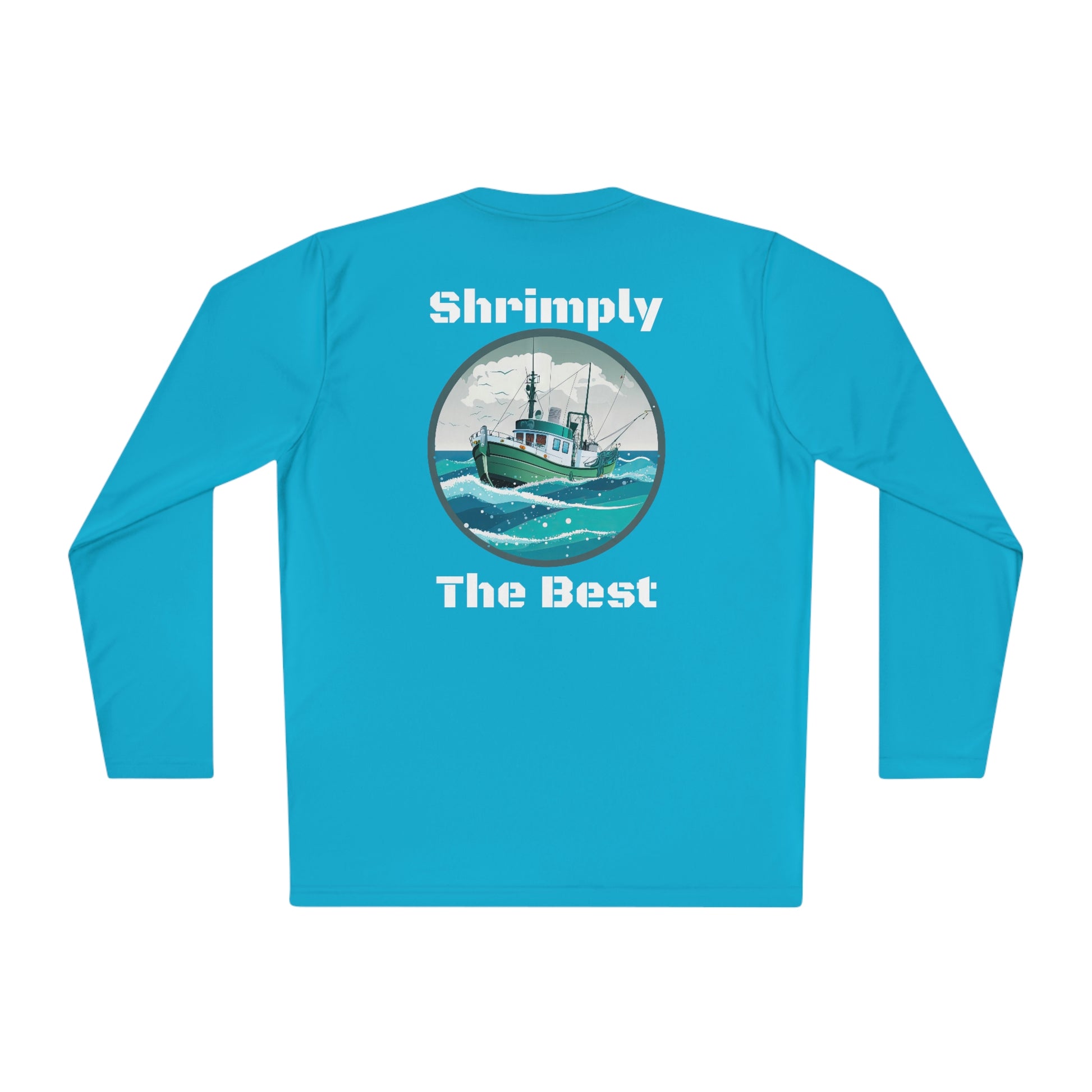 shrimply the best fishing shirt