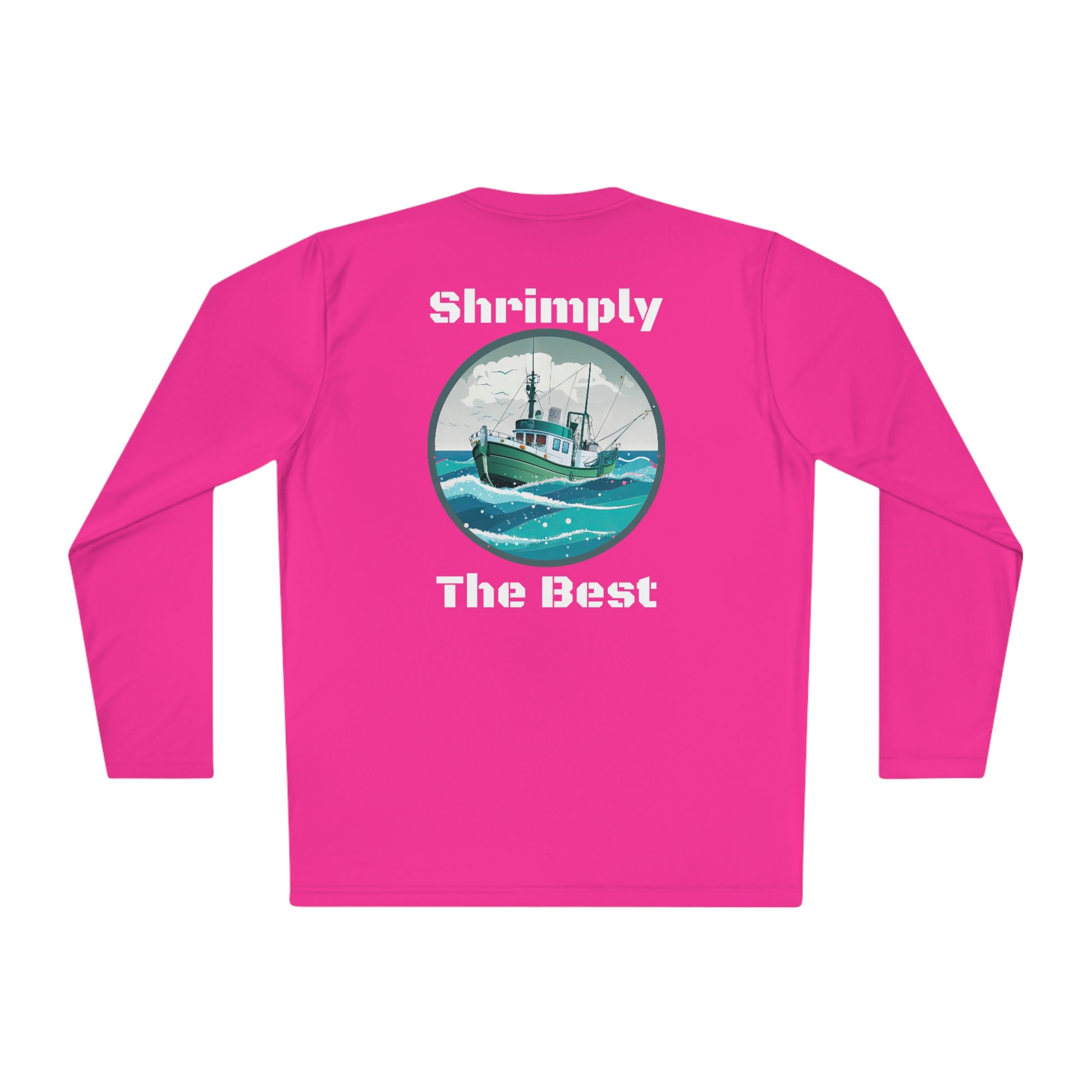 pink fishing shirt