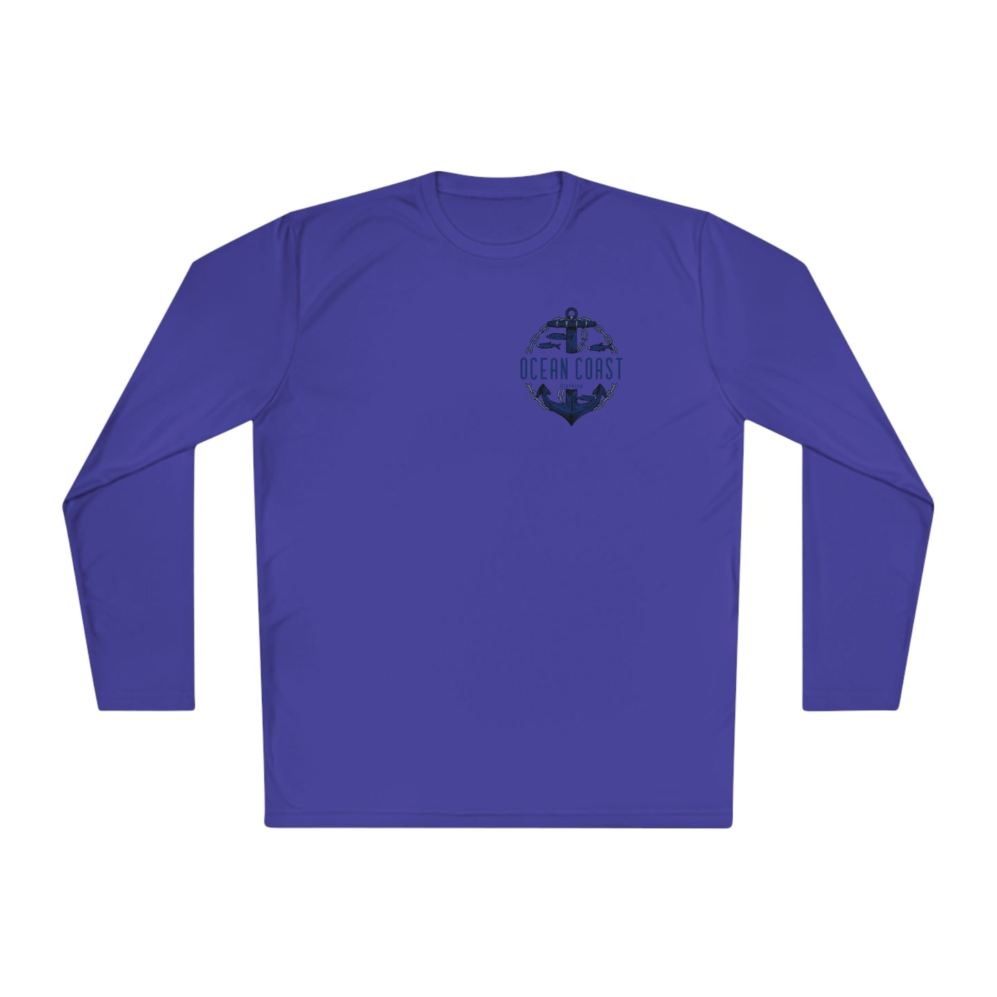 purple fishing shirt